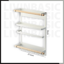 Load image into Gallery viewer, [Bamboo+] Japanese Style Multi-Storage Fridge Rack
